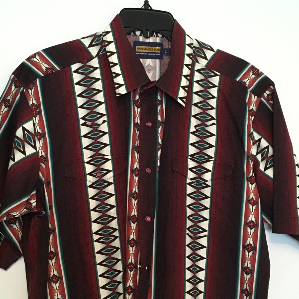 Men’s Short Sleeve Western Shirt